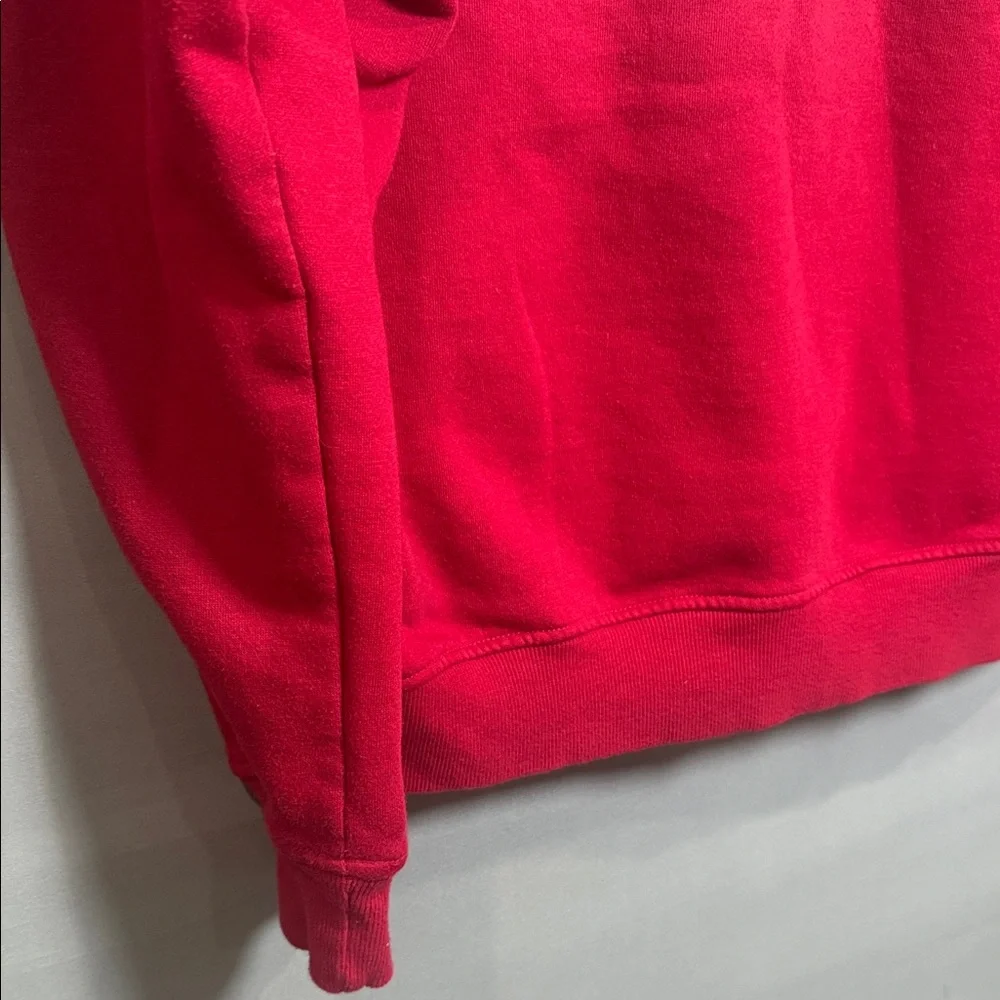 True Religion Y2K‎ Red Zip Hoodie Graphic Logo Sweatshirt L